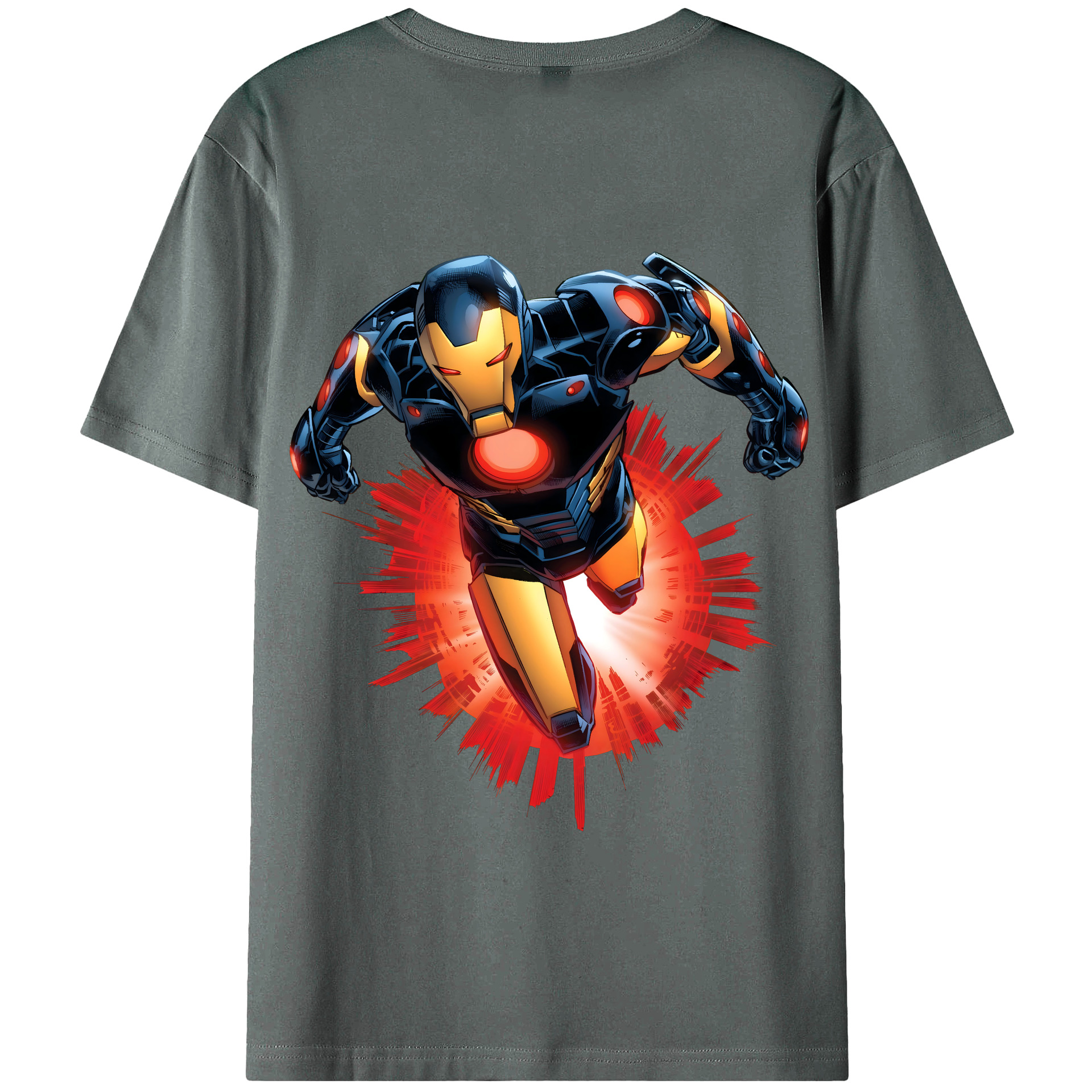 （画像用） アベンジャーズ The Avengers 綿100％半袖Tシャツ（背面プリント）